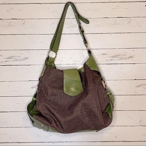 Matt & Nat vegan leather and canvas hobo bag